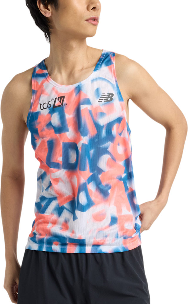 London Edition Printed Running Singlet