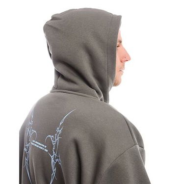 Суитчър Karl Kani Hoodie Full Zip Small Сиво | KK60220059, 5