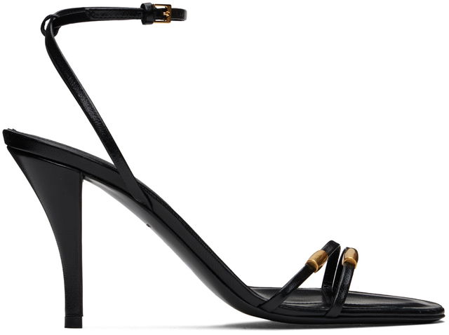 The Row Cleo Bijoux Leather Heeled Sandals
