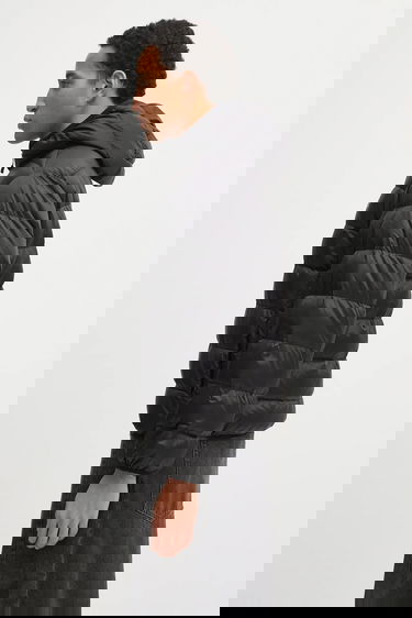 Пухо яке AAPE by A Bathing Ape 29 Now Hooded Puffer Jacket Черно | AAPDNM7720XXP, 1