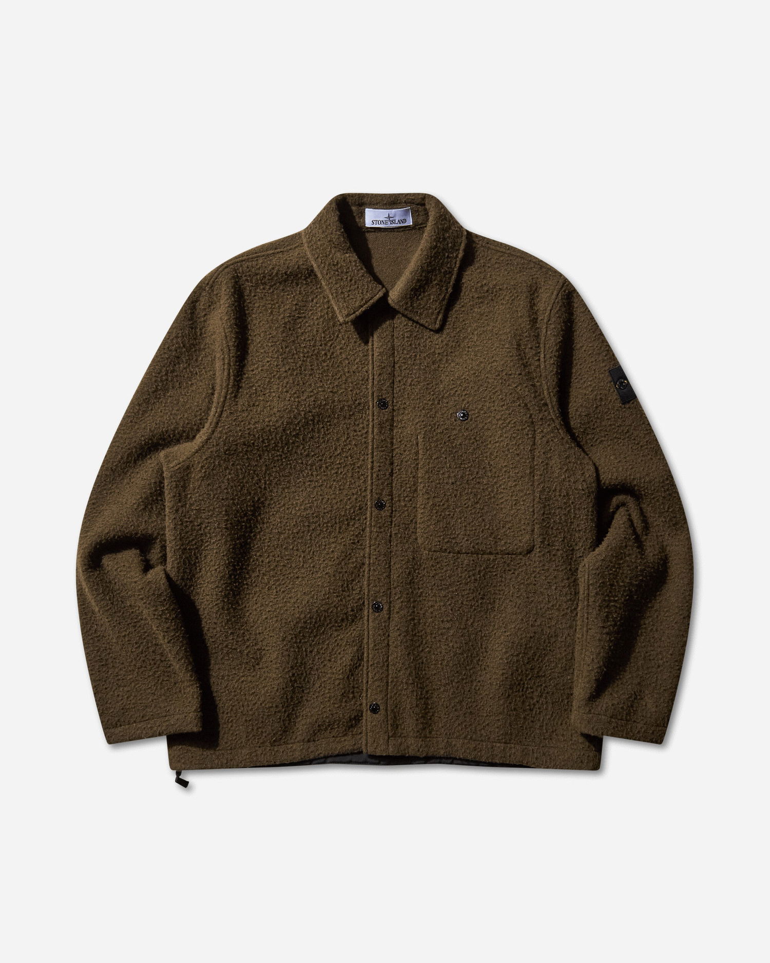 Риза Stone Island Panno Ratinato Overshirt Кафяво | K2S15-1200021-S0214 V0054, 1