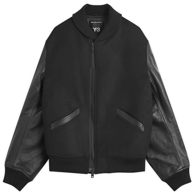 Яке бомбър Y-3 Y-3 Varsity Jacket, Size Small Черно | JX7338