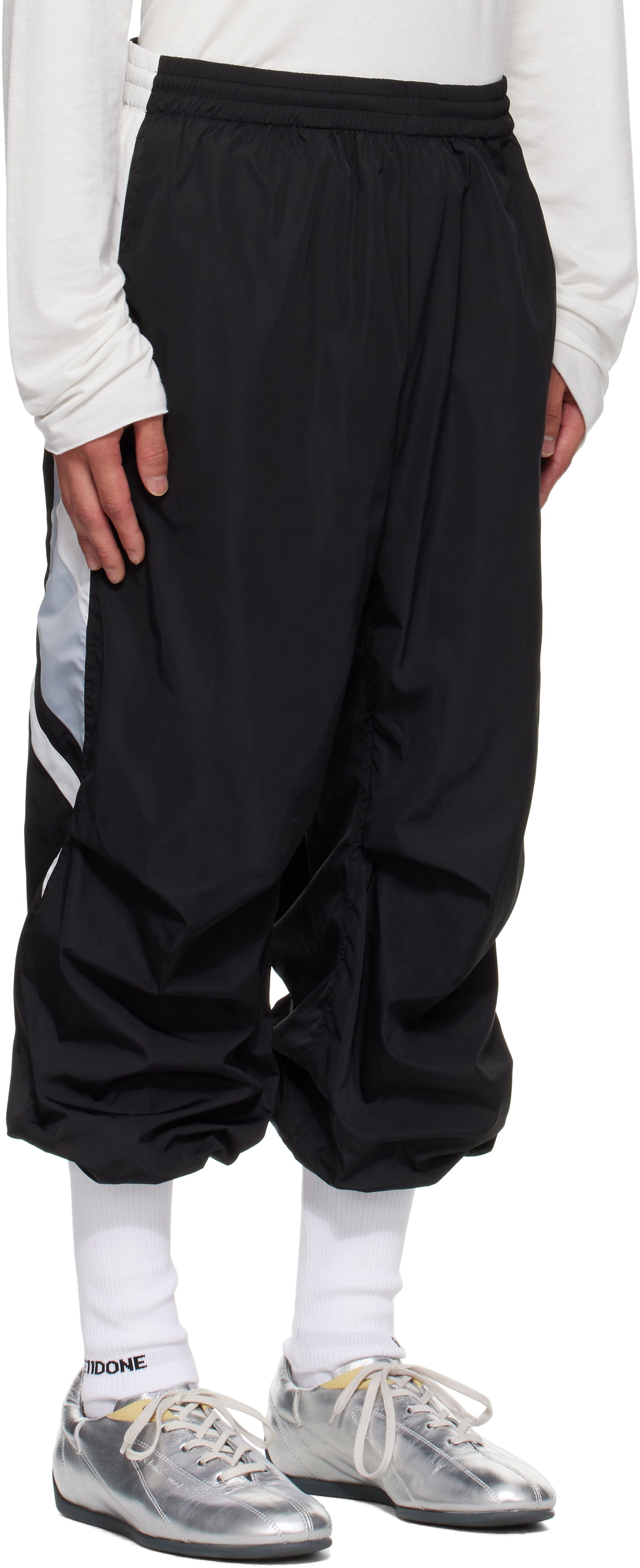 Спортни панталони We11done We11done Socks Track Pants Черно | WD-PT2-25-213-M-BK, 1
