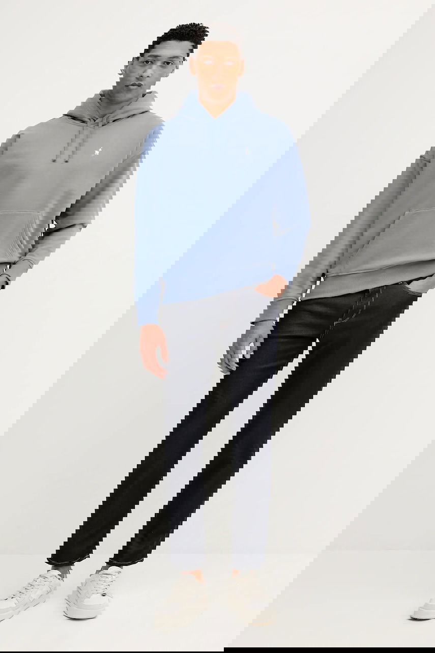 Суитчър Polo by Ralph Lauren Polo Ralph Lauren Lspohoodm11 Long Sleeve Hooded Plain Hoodie Синьо | 710964718, 1