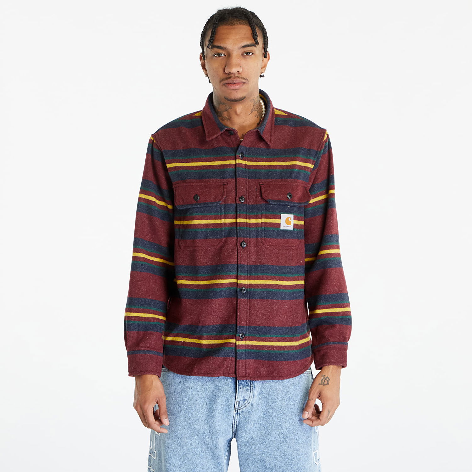 Яке Carhartt WIP jacket Oregon Shirt Multicolour Многоцветен | I032272.1PHXX, 0