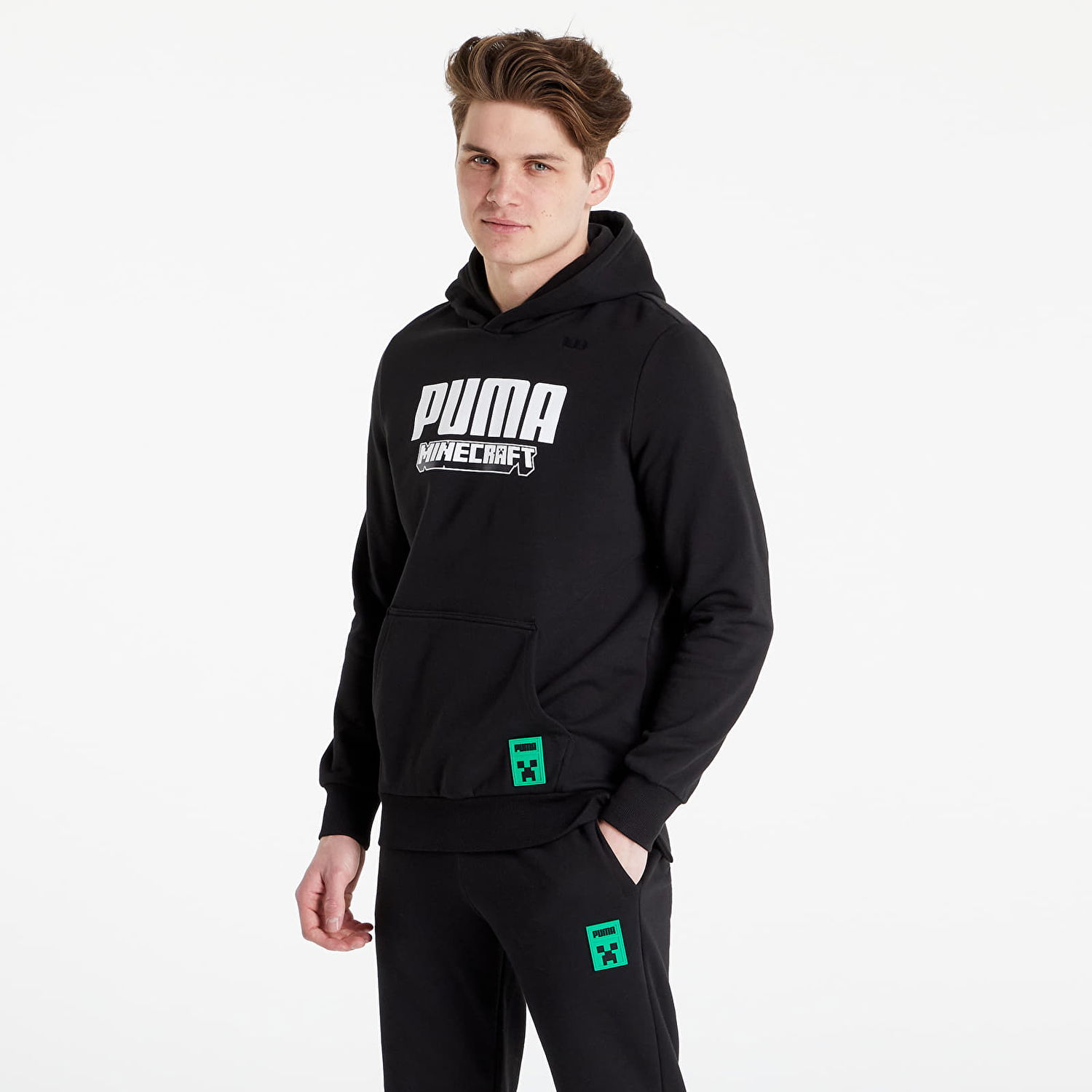 Суитчър Puma Minecraft x Hoodie Черно | 53437601, 0