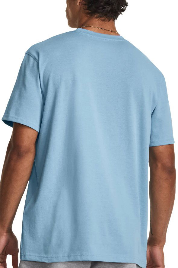 Тениска Under Armour UA Logo EMB Heavyweight Синьо | 1373997-490, 0