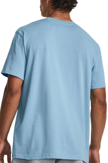 Тениска Under Armour UA Logo EMB Heavyweight Синьо | 1373997-490, 0