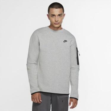 Суитчър Nike Tech Fleece Crew Sweatshirt Сиво | CU4505-063, 0
