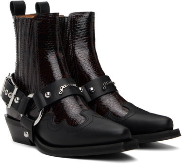 Аксесоари GANNI GANNI Low Cut Western Chelsea Boots Черно | S2855, 3