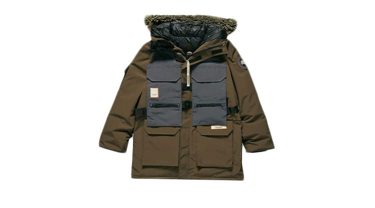 Парка Canada Goose NBA x Salehe Bembury x Expedition Parka "Military Green/Titanium" Зелено | 4158USB-1249, 0