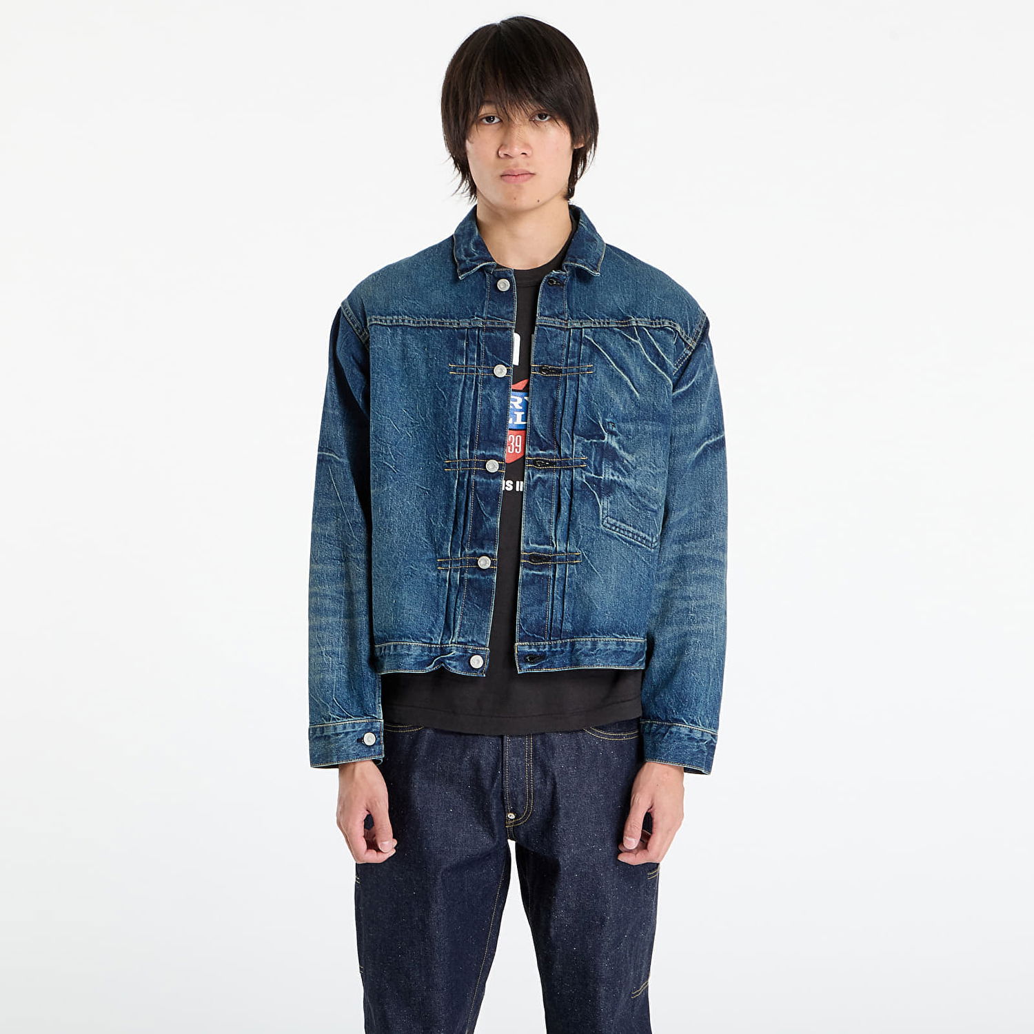 Яке Human Made HUMAN MADE Denim Work Jacket Синьо | HM30JK002IN, 0