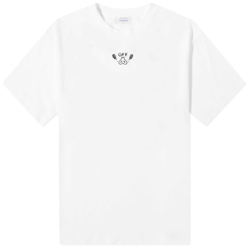 Тениска Off-White Bandana Arrow Skate T-Shirt Бяло | OMAA120S24JER0030110