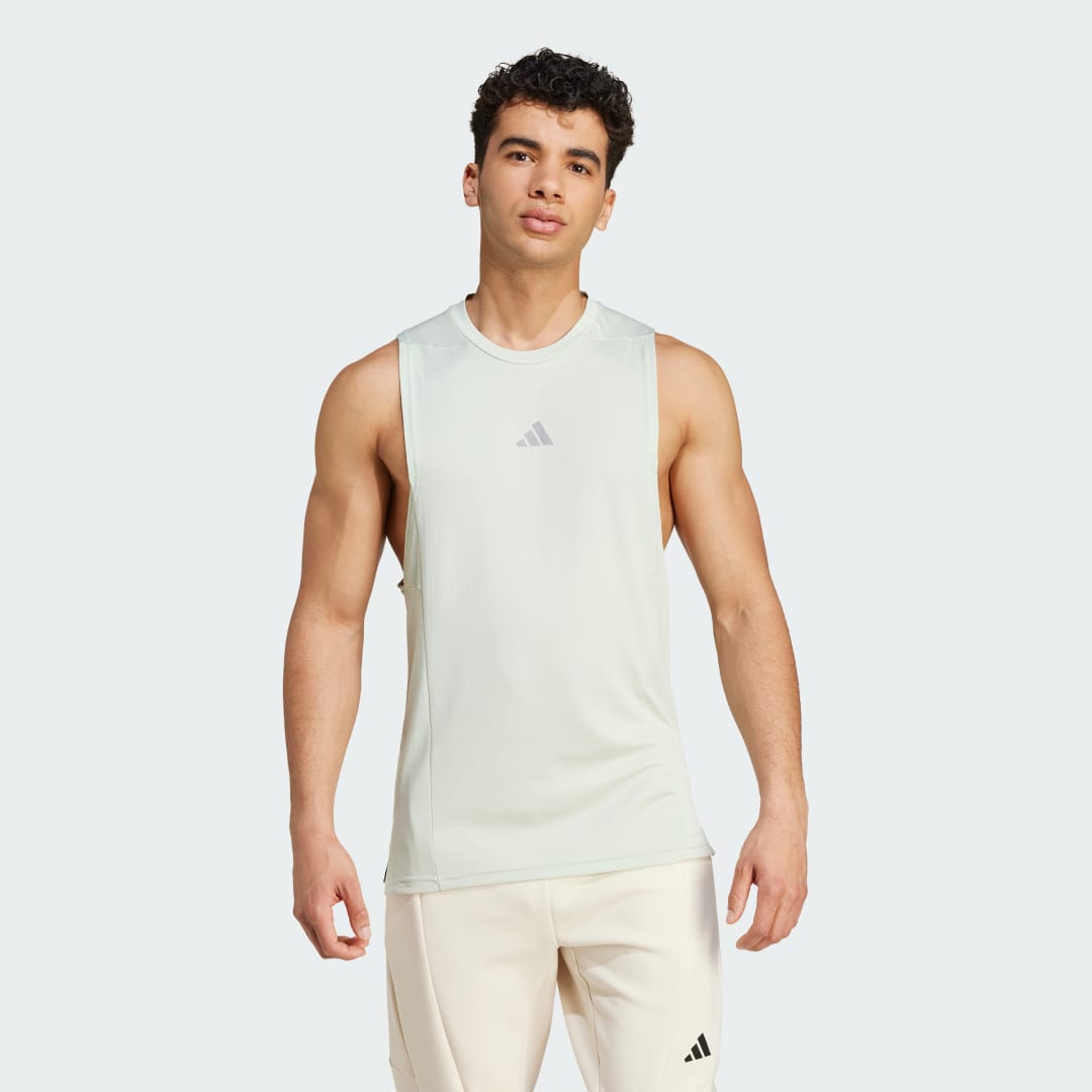 Потник adidas Performance HEAT.RDY Training Workout Tank Top Зелено | IX9144, 0