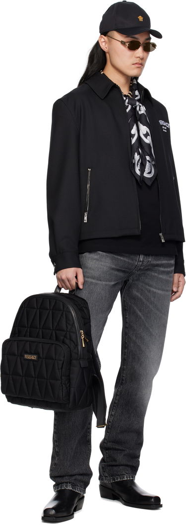 Раница Versace Versace Myth Quilted Backpack Черно | 1018355_1A13686, 3