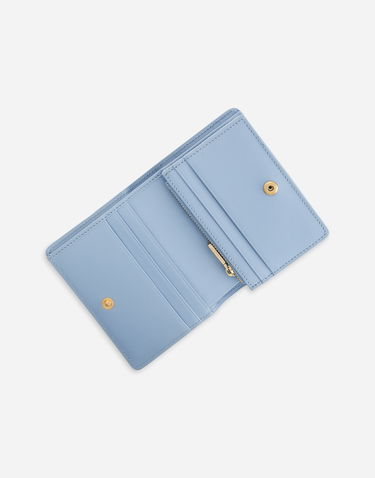 Портфейл Dolce & Gabbana Dolce & Gabbana DG Logo Leather Wallet Синьо | BI1211AG08180789, 3