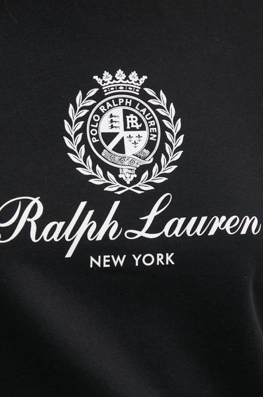 Суитчър Polo by Ralph Lauren Black Printed Sweatshirt Черно | 211959888, 4