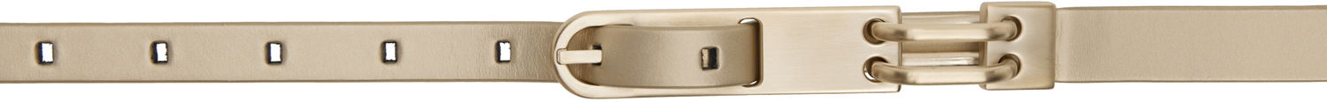 Колани Rick Owens Rick Owens Spalla Tongue Belt Бежово | RA01E0680 LGEMGH, 0