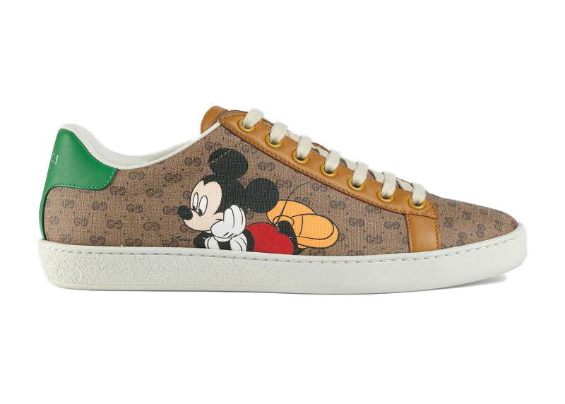 Кецове и обувки Gucci Ace x Disney (W) Бежово | 604049 HZE10 8484, 0