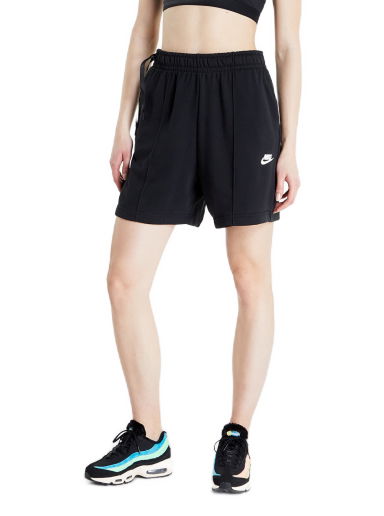 Къси панталони Nike French Terry Fleece High-Rise Shorts Черно | DV0334-010