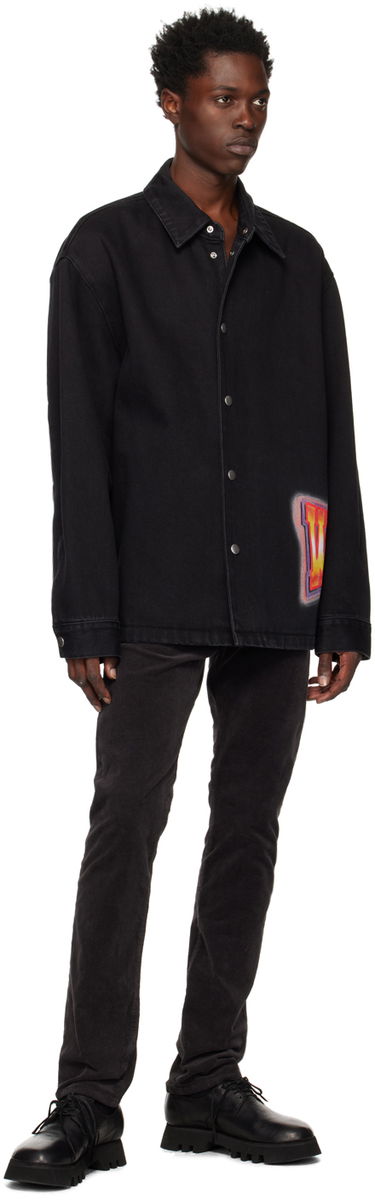 Яке We11done We11done Loose Fit Denim Shirt Черно | WD-DJ3-22-312-U-BK, 3
