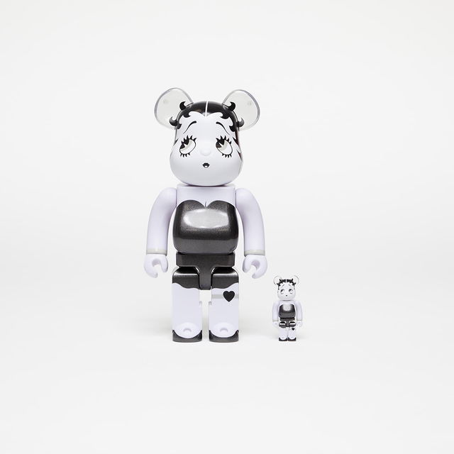 BE@RBRICK Betty Boop™ Black & White 100% & 400% Set