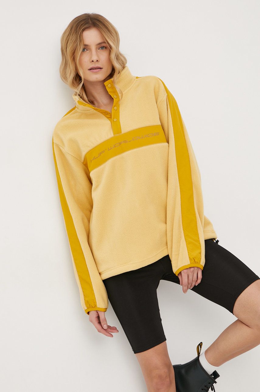Суитчър HUF Hoodie Жълто | fl00151, 0