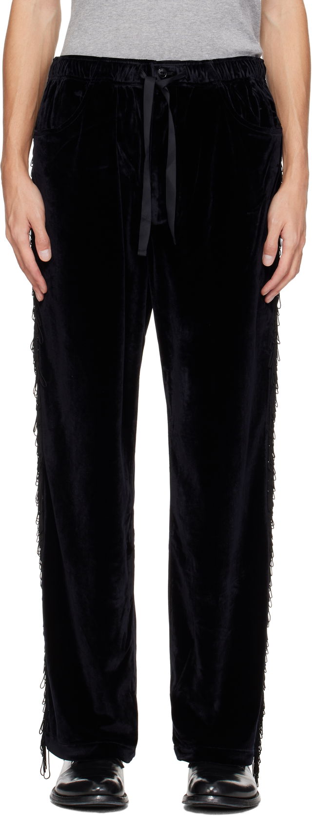 Fringe String Track Pants