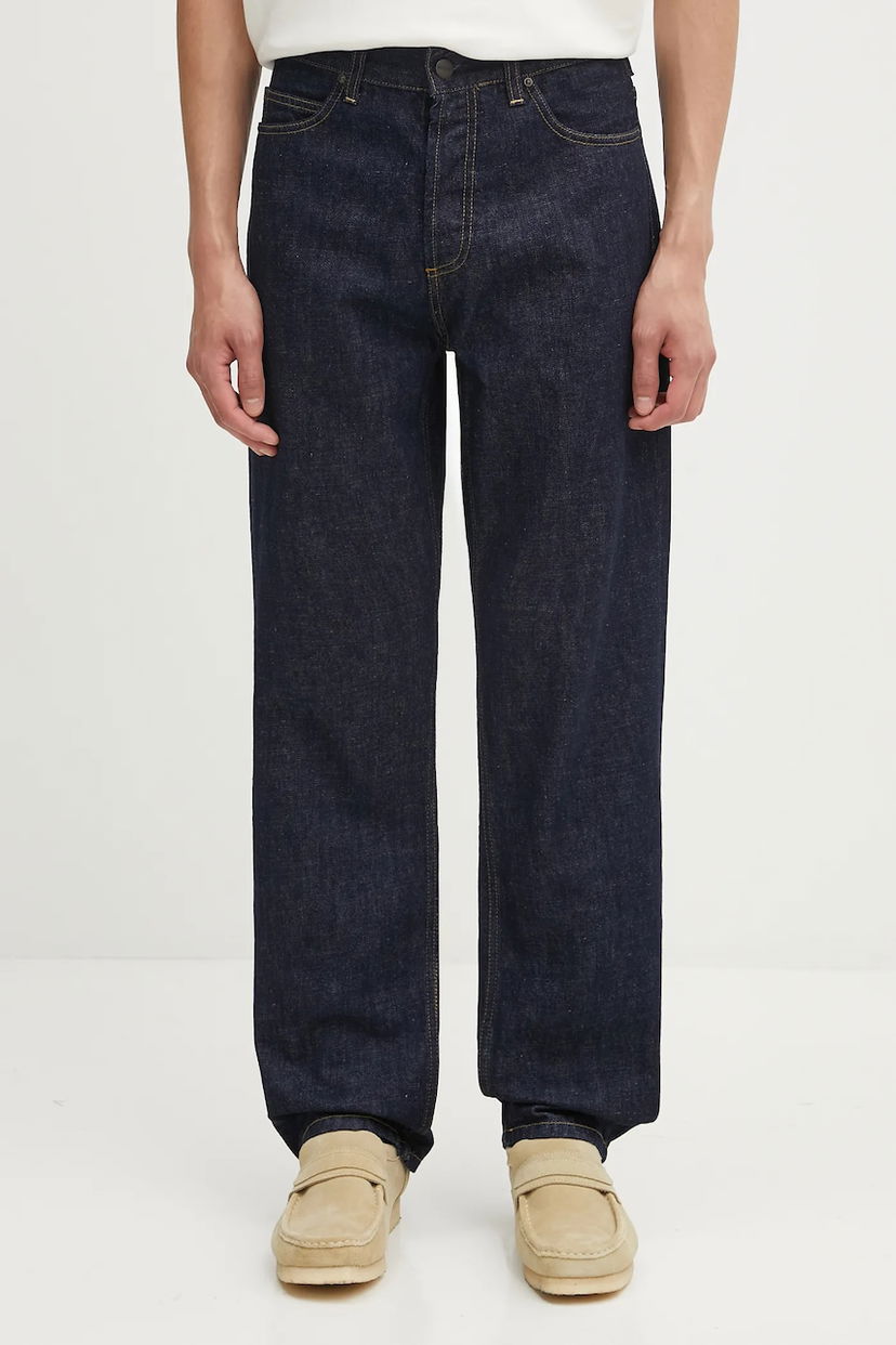 Дънки Carhartt WIP Marlow Straight Leg Jeans Тъмно синьо | I023029.102