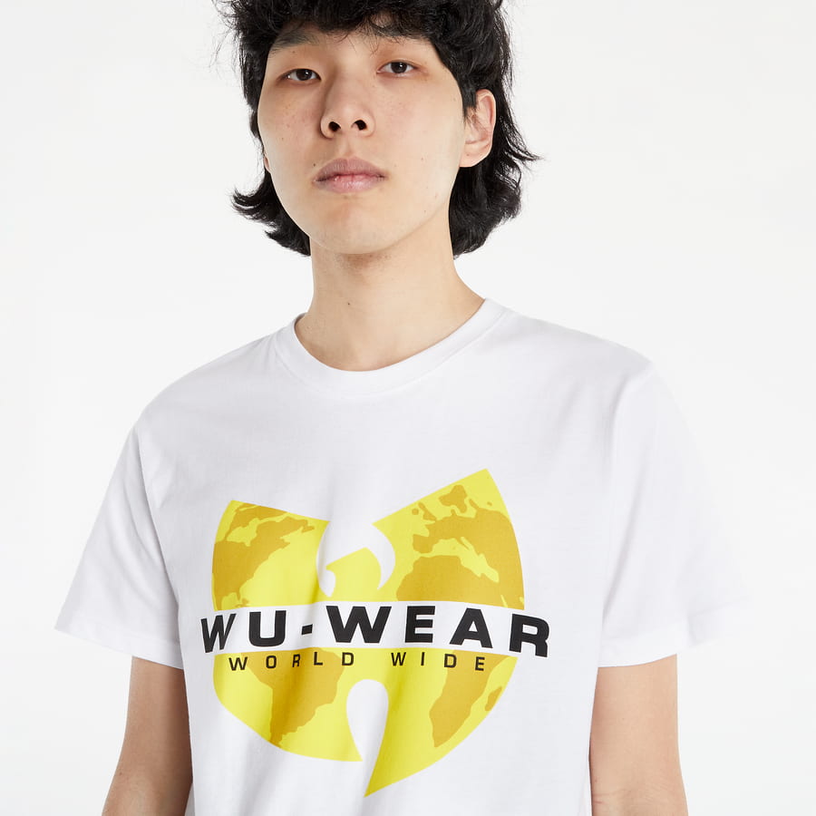 Тениска Urban Classics Wu Wear Logo Tee Бяло | WU053-White, 1