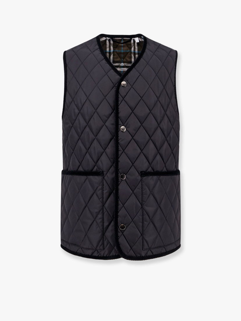 Жилетка Burberry Diamond Quilted Padded Vest Черно | 8104909A1189