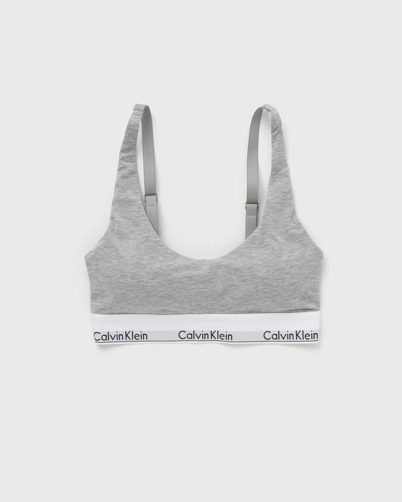 Сутиен CALVIN KLEIN LIGHTLY LINED BRALETTE Сиво | 000QF7586EP7A