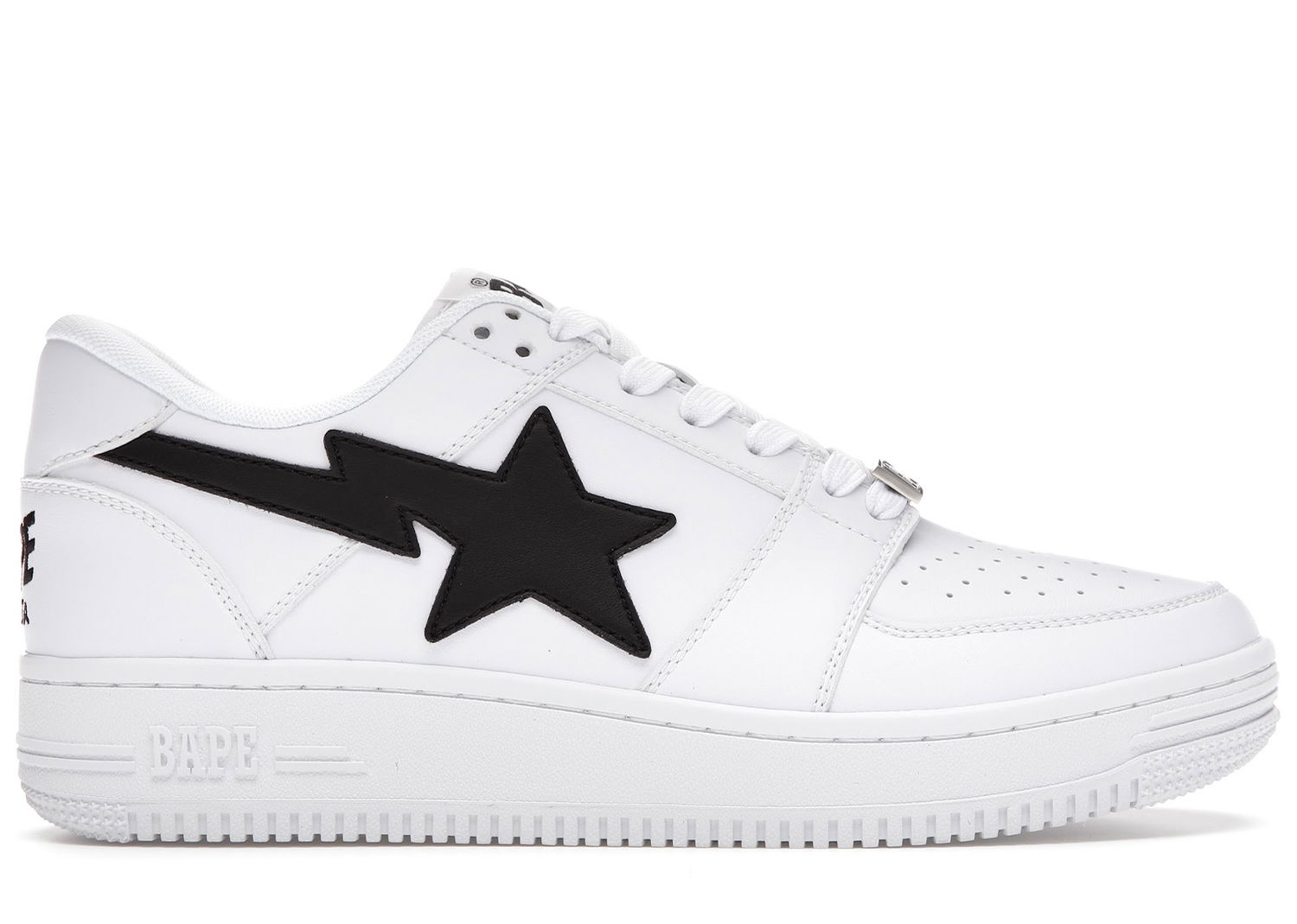 Кецове и обувки BAPE Bape Sta Low M1 "White Black" Бяло | 1G20191010, 0