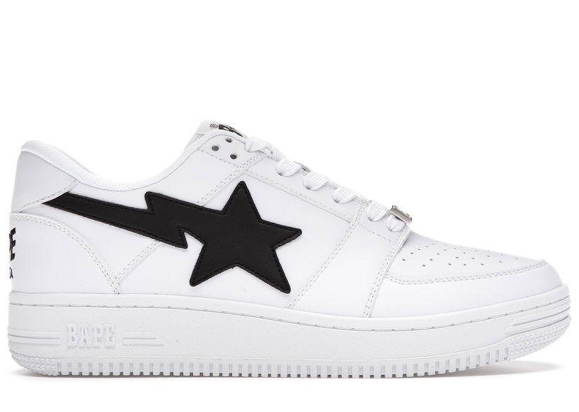 Кецове и обувки BAPE Bape Sta Low M1 "White Black" Бяло | 1G20191010