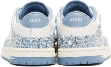 Кецове и обувки AMIRI AMIRI Bouclé Skel Top Low Синьо | AMFOSR1141, 1