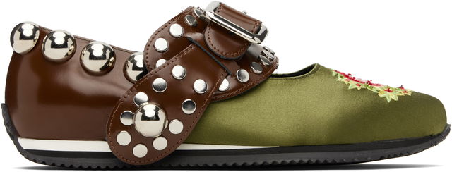 Chopova Lowena Spur Strap Mary Jane Ballerina Flats