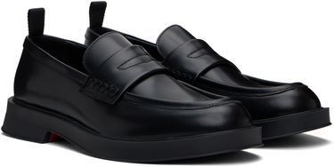 Кецове и обувки BOSS Hugo Brush-Off Leather Loafers Черно | 50541823, 3