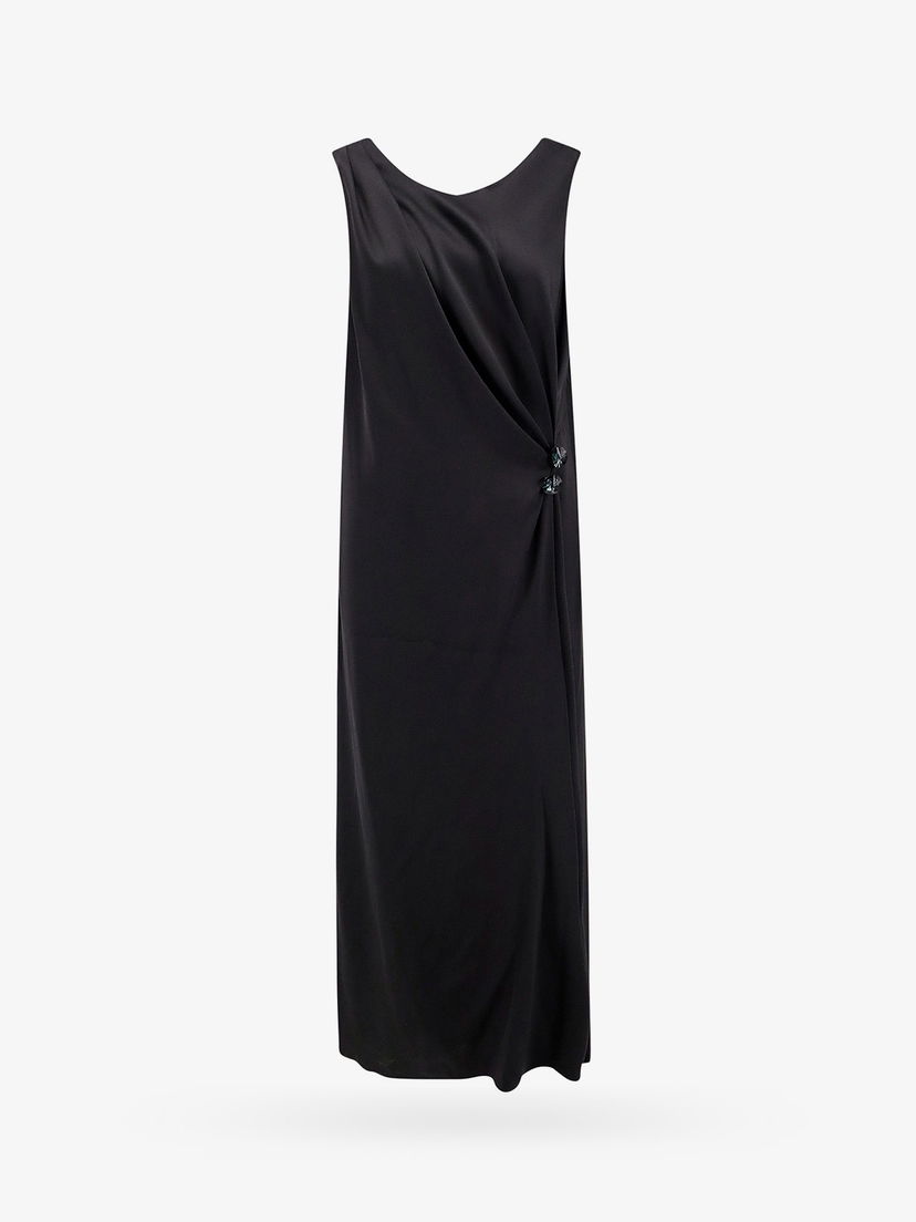 Pокля Giorgio Armani Sleeveless Maxi Dress Черно | GW000364TE10101UC001