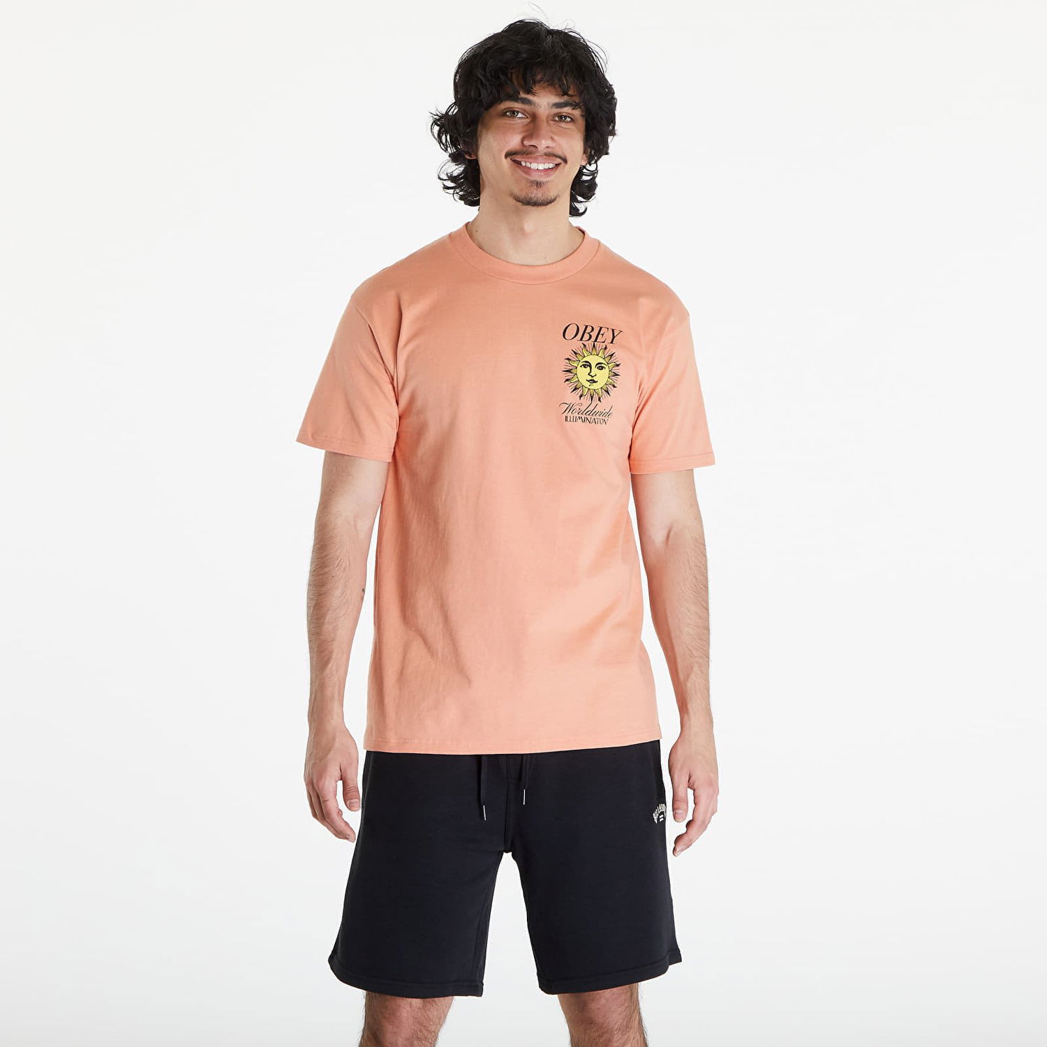 Тениска OBEY Illumination T-Shirt Citrus Оранжево
 | 165263737-CIT, 0