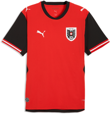 Фланелка Puma Austria Authentic Home 2026 Jersey Червено | 783199-01, 0
