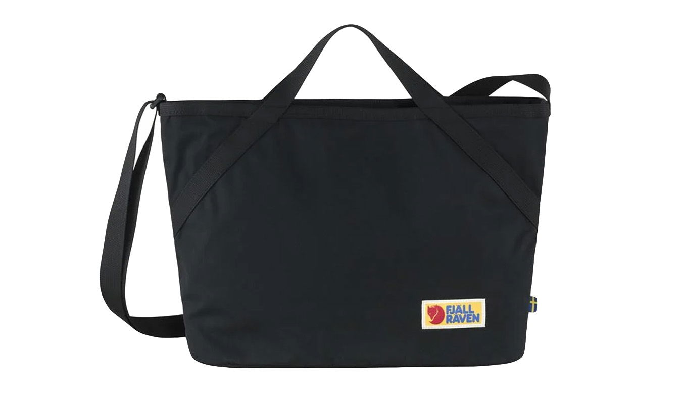 Голяма пазарска чанта FJÄLLRÄVEN Vardag Crossbody Черно | F27247-550, 0