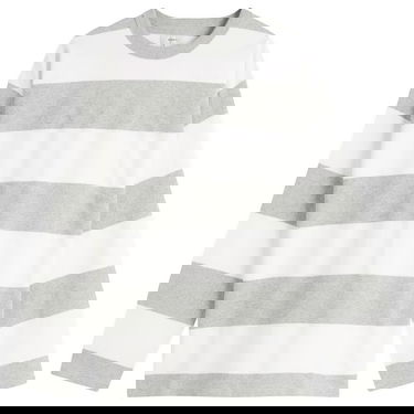 Тениска BEAMS BEAMS Block Stripe Long Sleeve T-Shirt, Size Medium Сиво | 1114-0365-147-16, 0