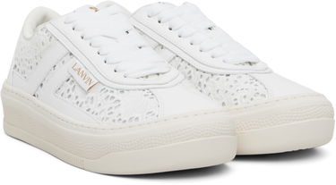 Кецове и обувки LANVIN Off-White Cash Sneakers Бяло | FU-SKLK09-DENT-E25, 3