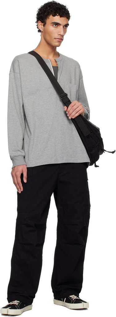Суитчър NANAMICA nanamica Half Zip Long Sleeve T-Shirt Сиво | S25SH013U, 3