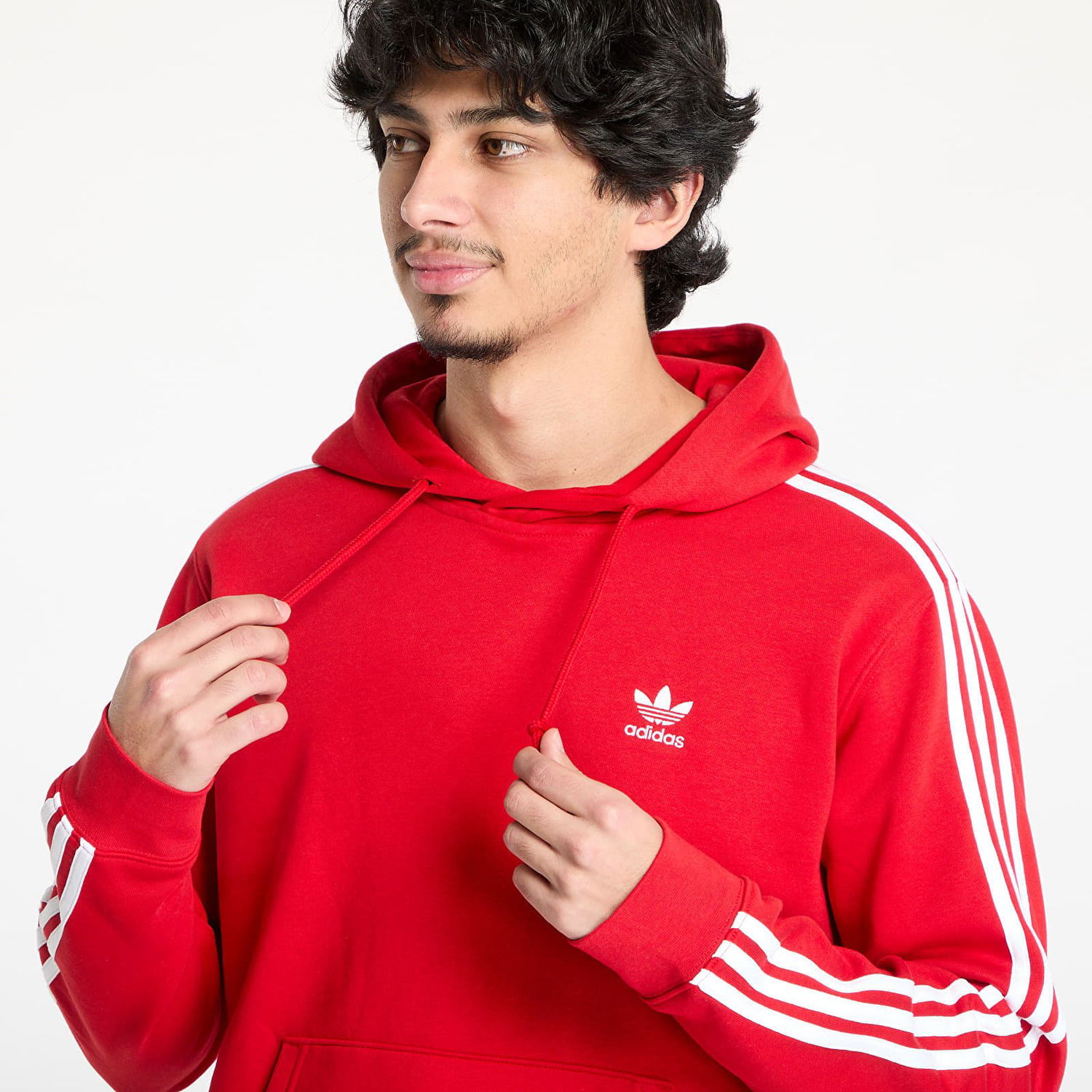 Суитчър adidas Originals Adicolor Classics 3-Stripes Hoodie Червено | IR9868, 1
