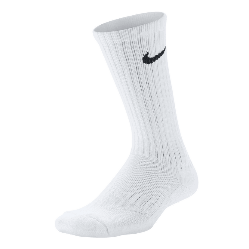 Чорапи Nike Everyday Cushioned Crew Socks (3 Pairs) Бяло | SX6842-100