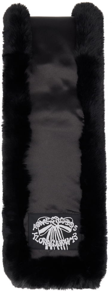 Шал Acne Studios Acne Studios Furry Scarf Черно | CA0349-, 1