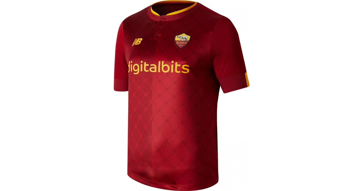 Риза New Balance AS Roma Home Jersey 2022/23 Червено | mt231244-hme, 1