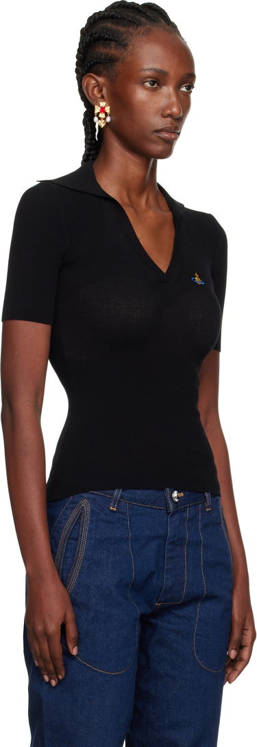 Поло тениска Vivienne Westwood Vivienne Westwood Marina Knit Polo Синьо | 18030040-Y003F-, 4