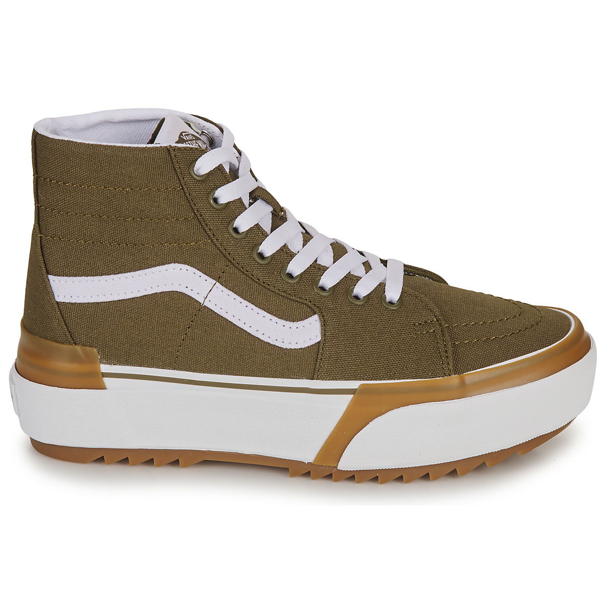 Кецове и обувки Vans Sk8-Hi Tapered Stacked "Canvas Dark Olive" W Кафяво | VN0005U2DOL1, 1